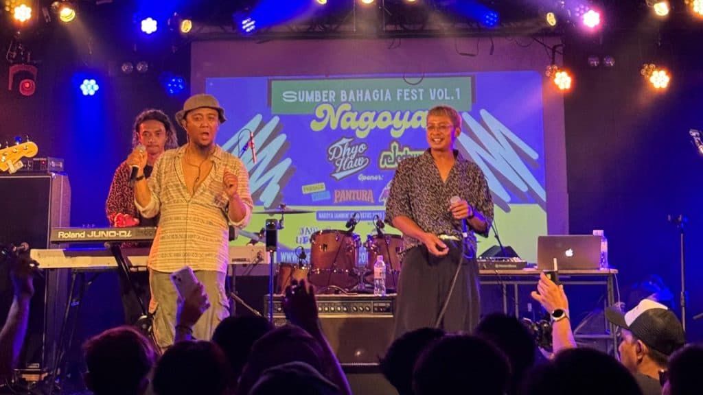Sejedewe Gandeng Panturasta di Panggung Festival Sumber Bahagia Vol. 1 Jepang